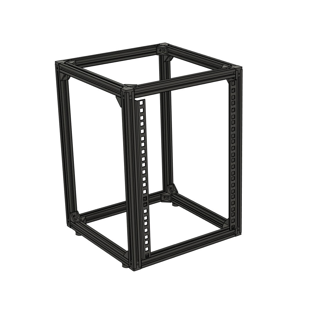 TEN-FOUR 10" Mini Rack - Open-Source Homelab Rack Kit